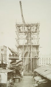Zusammenbau der Freiheitsstatue, 1883