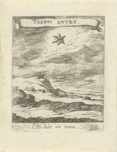 Landschaft mit Stern von Albert Flamen