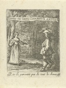 Mann und Frau im Wald von Albert Flamen