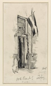 Auch Fest (Titel auf dem Objekt) von Albert Funke Küpper (signed by artist)