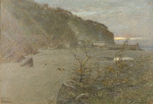 Herbst in Clovelly von Albert Goodwin