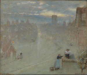 Bewdley am Severn von Albert Goodwin