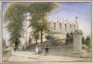 Eton College, Windsor, 1923 von Albert Goodwin