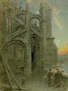 Fliegende Strebepfeiler von Albert Goodwin
