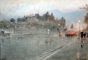 Holyrood, Edinburgh von Albert Goodwin