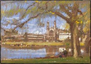 Kings College, Cambridge von Albert Goodwin