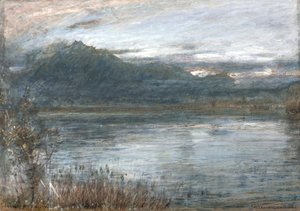 Pilatus & Luzern von Albert Goodwin