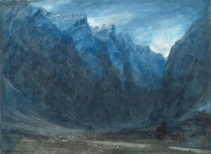 Romsdal-Tal, Norwegen von Albert Goodwin