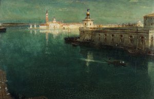 St. Giorgio von den Dächern, 1905-1906 von Albert Goodwin