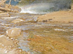 Die Stromschnellen / Über dem Wasserfall
