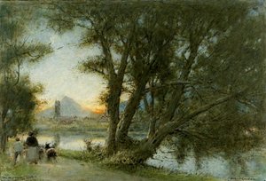 Das Dorf von... von Albert Goodwin