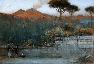 Vesuv von Albert Goodwin