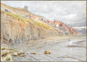 Whitby (Aquarell mit Tinte) von Albert Goodwin
