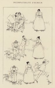 Inkompatibilität der Launen von Albert Guillaume
