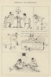 Pendant les Chaleurs von Albert Guillaume