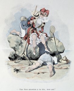 Die Strände des Kanals zu Beginn des Jahrhunderts (in „Sterne des Meeres“ von Guillaume) von Albert Guillaume
