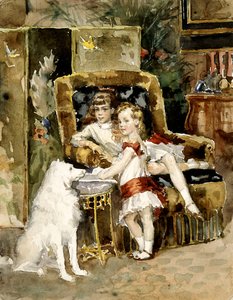 Großherzog Michael Alexandrowitsch von Russland 1878-1918 und Großherzogin...1875-1960 von Albert Gustaf Aristides Edelfelt