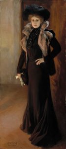 Porträt der Opernsängerin Aino Ackté 1876-1944