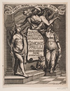 Titelblatt zu Simon Paulli, "Quadripartitum Botanicum", 1667 von Albert Haelwegh