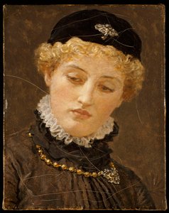 Ellen Terry als Portia in "Der Kaufmann von Venedig", ca. 1885 von Albert Joseph Moore