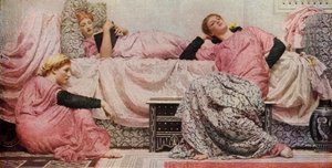 Lautes Vorlesen, 1884, 1936 von Albert Joseph Moore