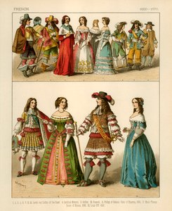 Französische Kostüme 1600-1670