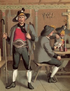 Deutsche Tracht, Tirol Billerthal von Albert Kretschmer