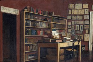 Ecke von Sir Richard Burtons Arbeitszimmer, 1889 von Albert Letchford