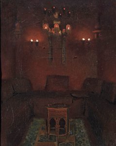 Inneres der Kapelle von Sir Richard Burton, 1889