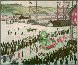 Karneval am Strand von Albert Marquet