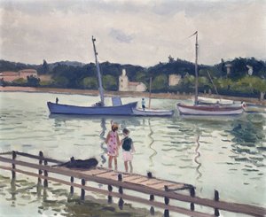 Kinder und Segelboote von Albert Marquet