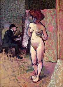 Matisse malt im Atelier von Manguin