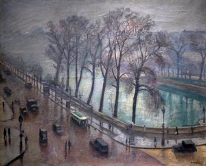 Paris, der Quai Conti im Herbst, 20. Jahrhundert