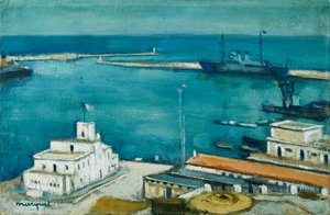 Hafen von Algier, ca. 1940 von Albert Marquet