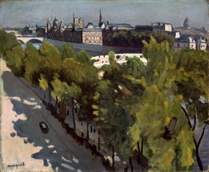 Quai du Louvre und Pont Neuf, 1906