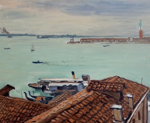Dächer in Venedig von Albert Marquet