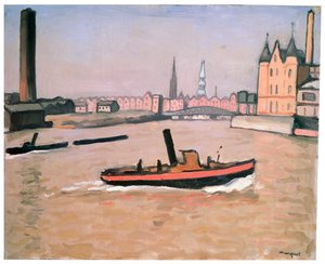 Der Hafen von Hamburg von Albert Marquet