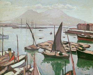 Der Hafen von Neapel von Albert Marquet