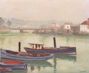 Der Hafen von Saint-Jean de Luz von Albert Marquet