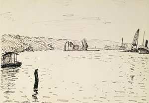 Ansicht in der Umgebung von Rouen von Albert Marquet