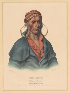 Payta Kootha, ein Shawnee-Krieger von Albert Newsam, after Henry Inman, after Charles Bird King
