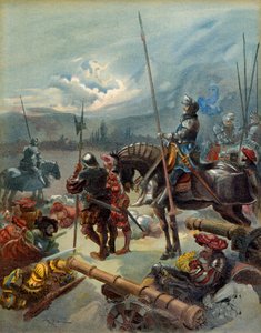 Fünfter Italienischer Krieg (1515-1516): die Nacht von Marignan (Italien), zwischen dem 13. und 14. September 1515