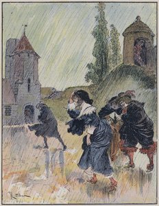 Illustration für Le Capitaine Bellormeau von und illustriert von A. Robida
