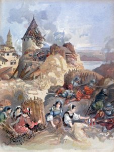 Damen bei der Belagerung von Marseille