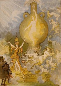 Pantagruel besucht das Orakel der Heiligen Flasche