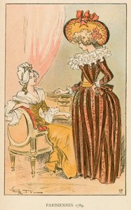 Pariserinnen 1789 von Albert Robida
