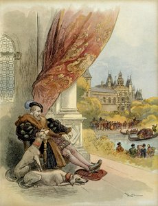Die letzten Tage von Franz I. im Schloss von Rambouillet von Albert Robida