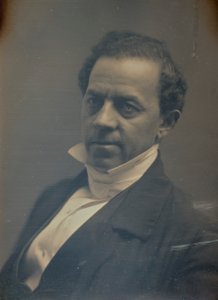 Herr im formellen Kragen und weißer Krawatte von Albert Sands Southworth