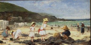 Unsere Nachbarn am Meer, Granville, Frankreich von Albert Snr. Ludovici