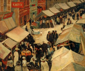 Jahrmarkt in St. Ingbert von Albert Weisgerber